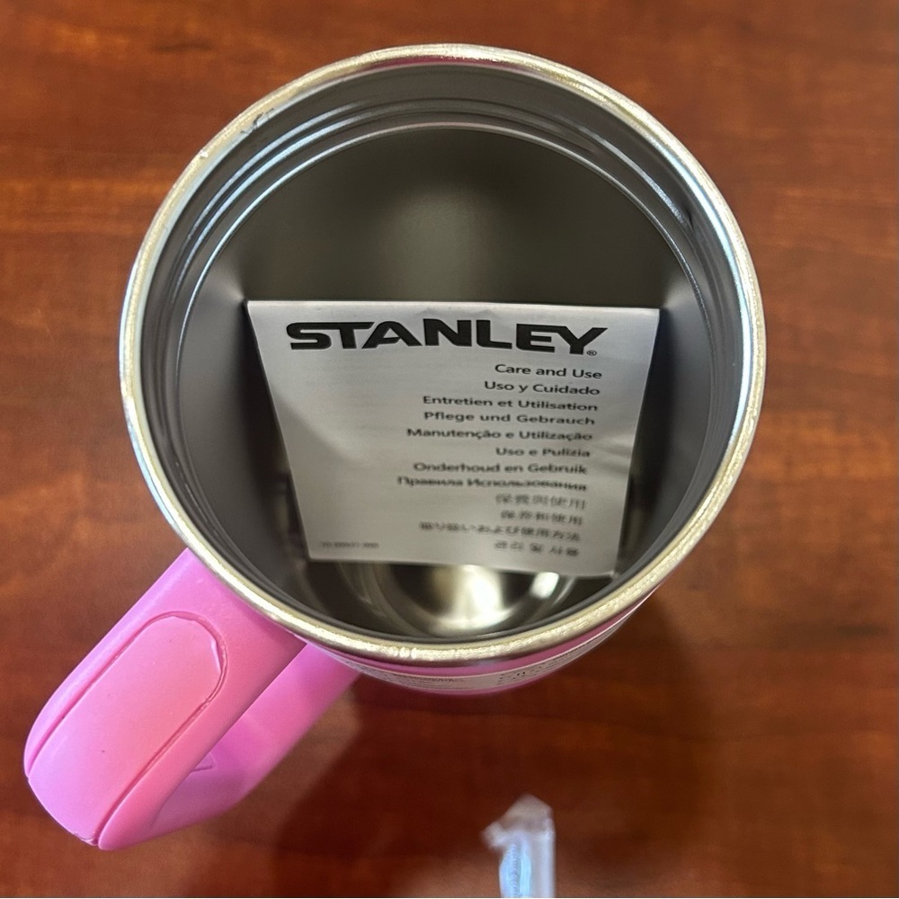 Stanley Pink Tumbler with Handle 40oz. NIB - Picture 2 of 3